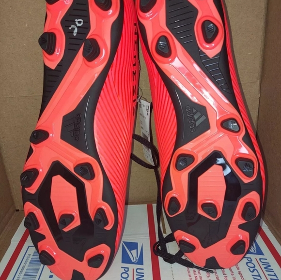 Adidas Nemeziz 19.4 FxG - Soccer Cleats EH0302 Mens Size 12 - Orange Black - Picture 5 of 6